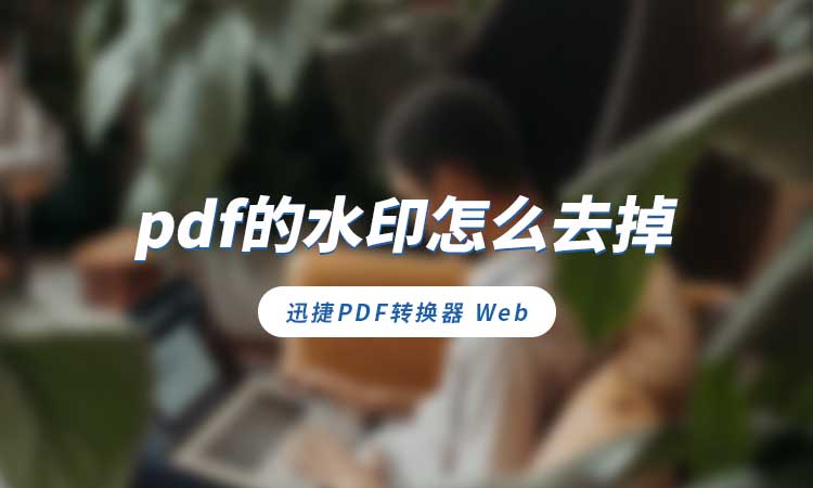 pdf的水印怎么去掉