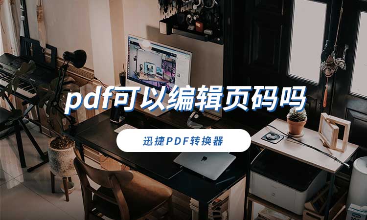 pdf可以编辑页码吗